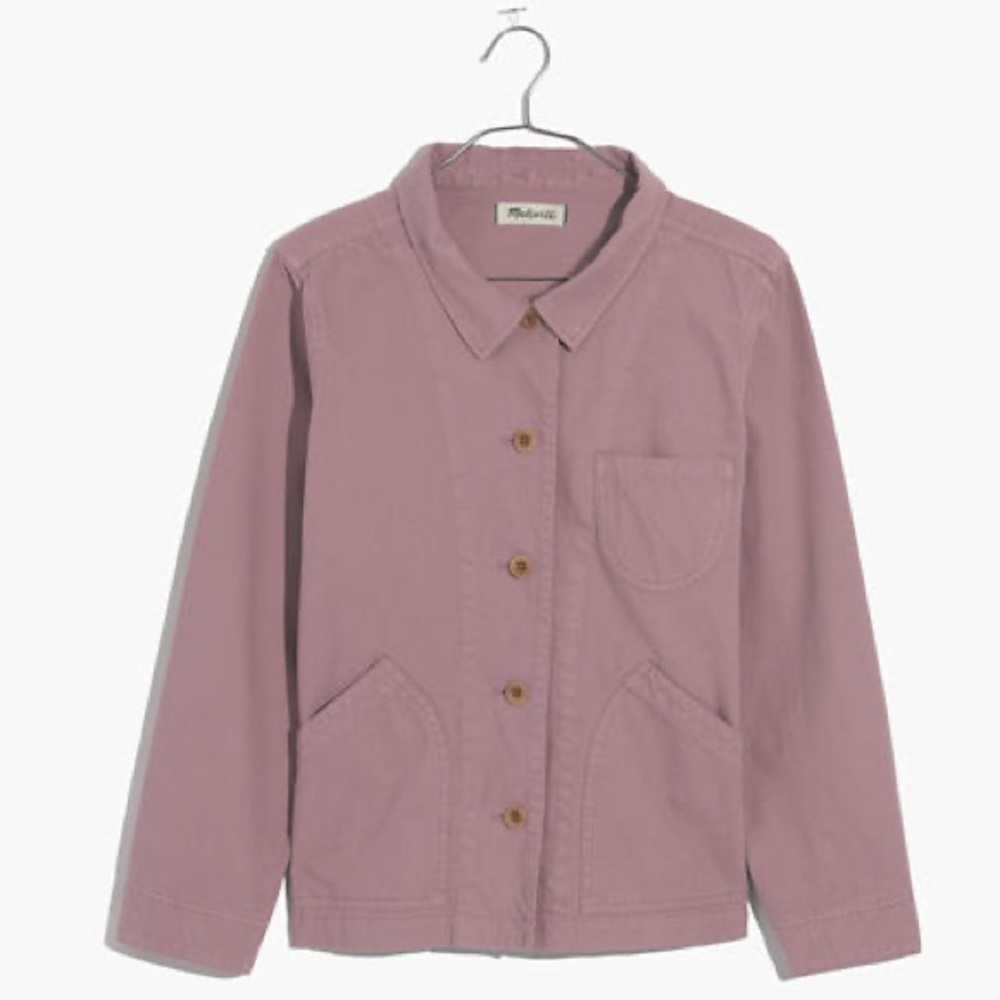 Madewell Warren Lilac Chore Coat Jacket